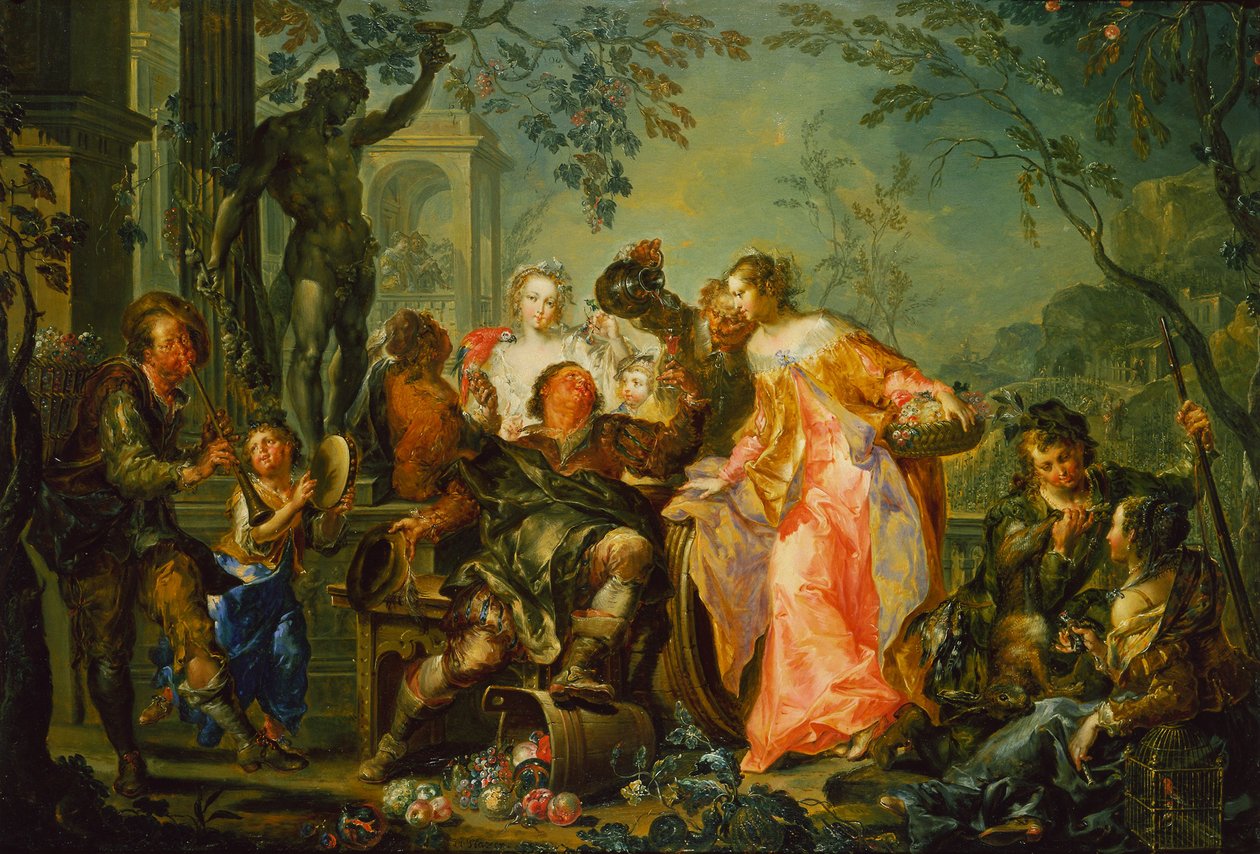 Årstidernas nöjen: Hösten av Johann Georg Platzer