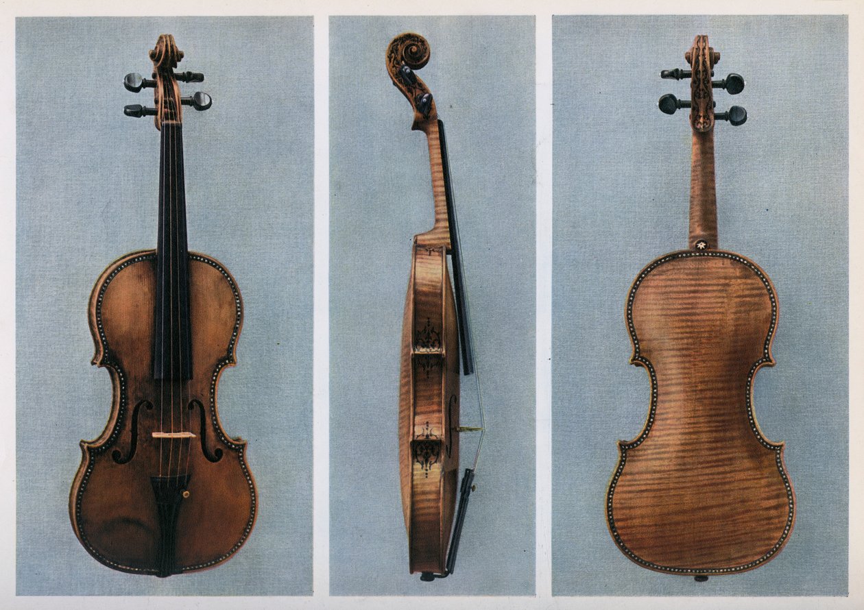 Violin, Nicola Amati, Cremona, 1600-talet, 1948 av Johann Georg Platzer