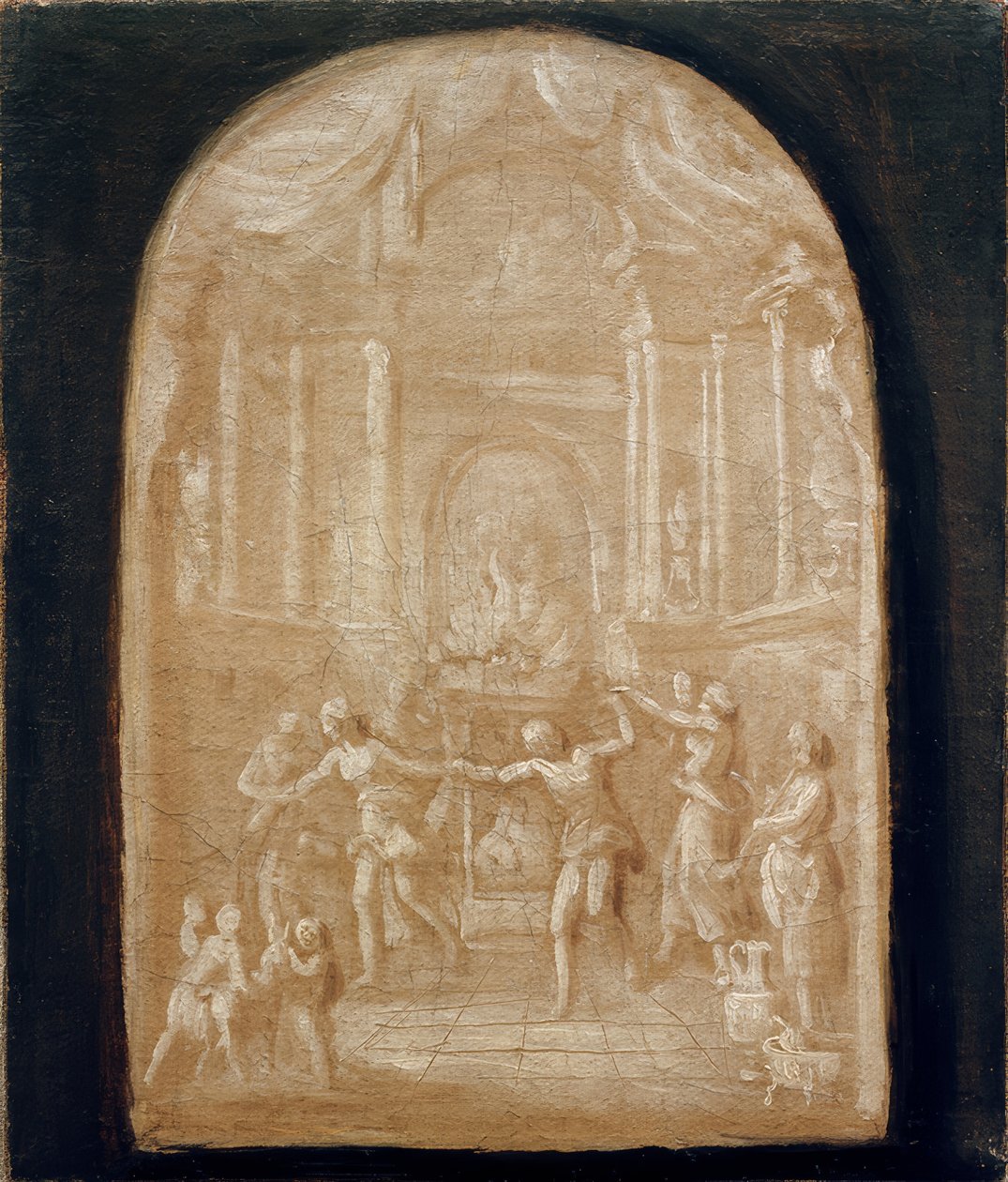 Dansa runt offeraltaret av Johann Georg Schütz