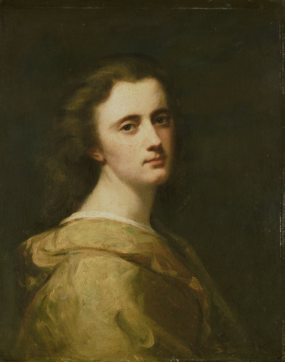 Porträtt av Thérèse Schwartze, konstnärens dotter, vid 16 års ålder av Johann Georg Schwartze