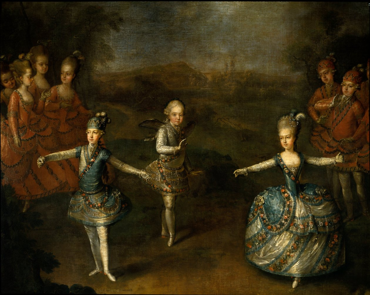 Representation of the ballet le triumphe de l