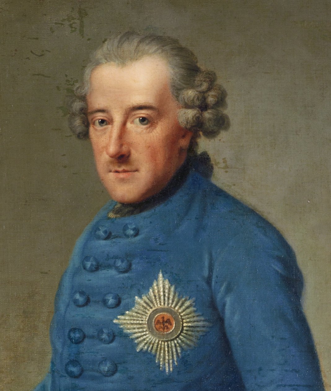 Fredrik den store av Johann Georg Ziesenis