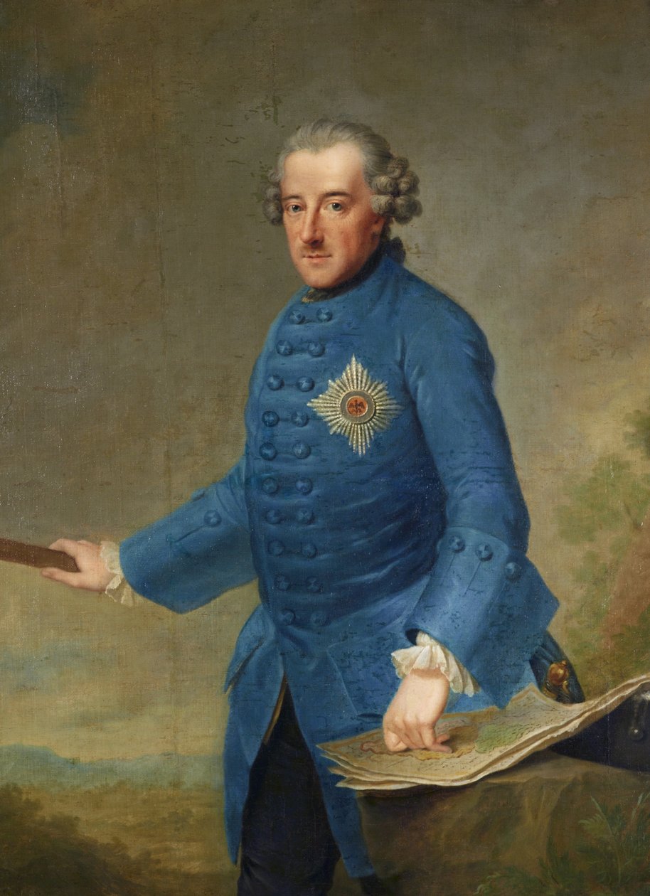 Fredrik den store av Johann Georg Ziesenis