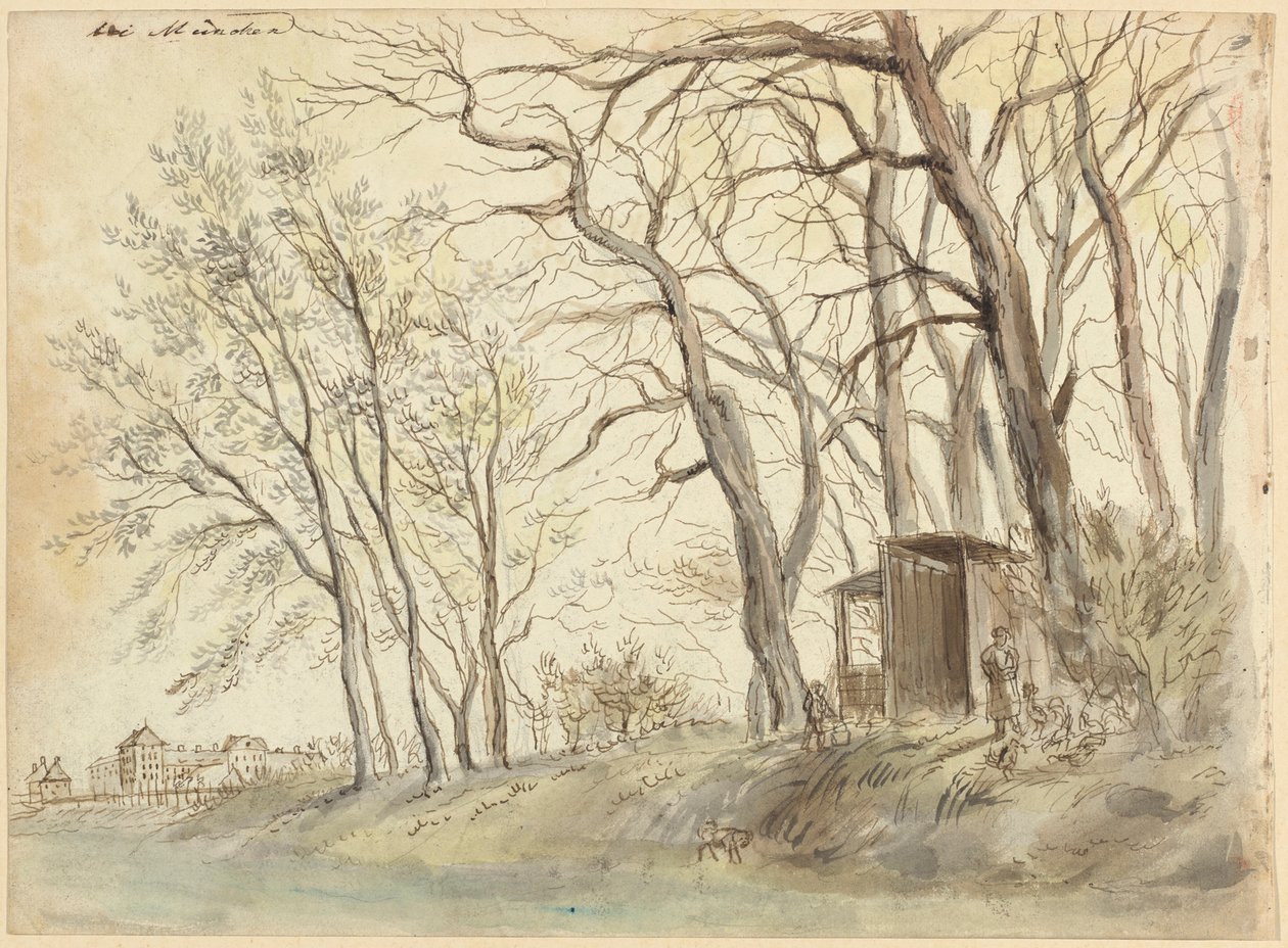 I närheten av München av Johann Georg von Dillis