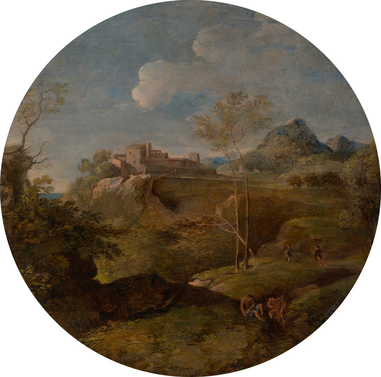 Ideallandskap av Johann Georg von Dillis