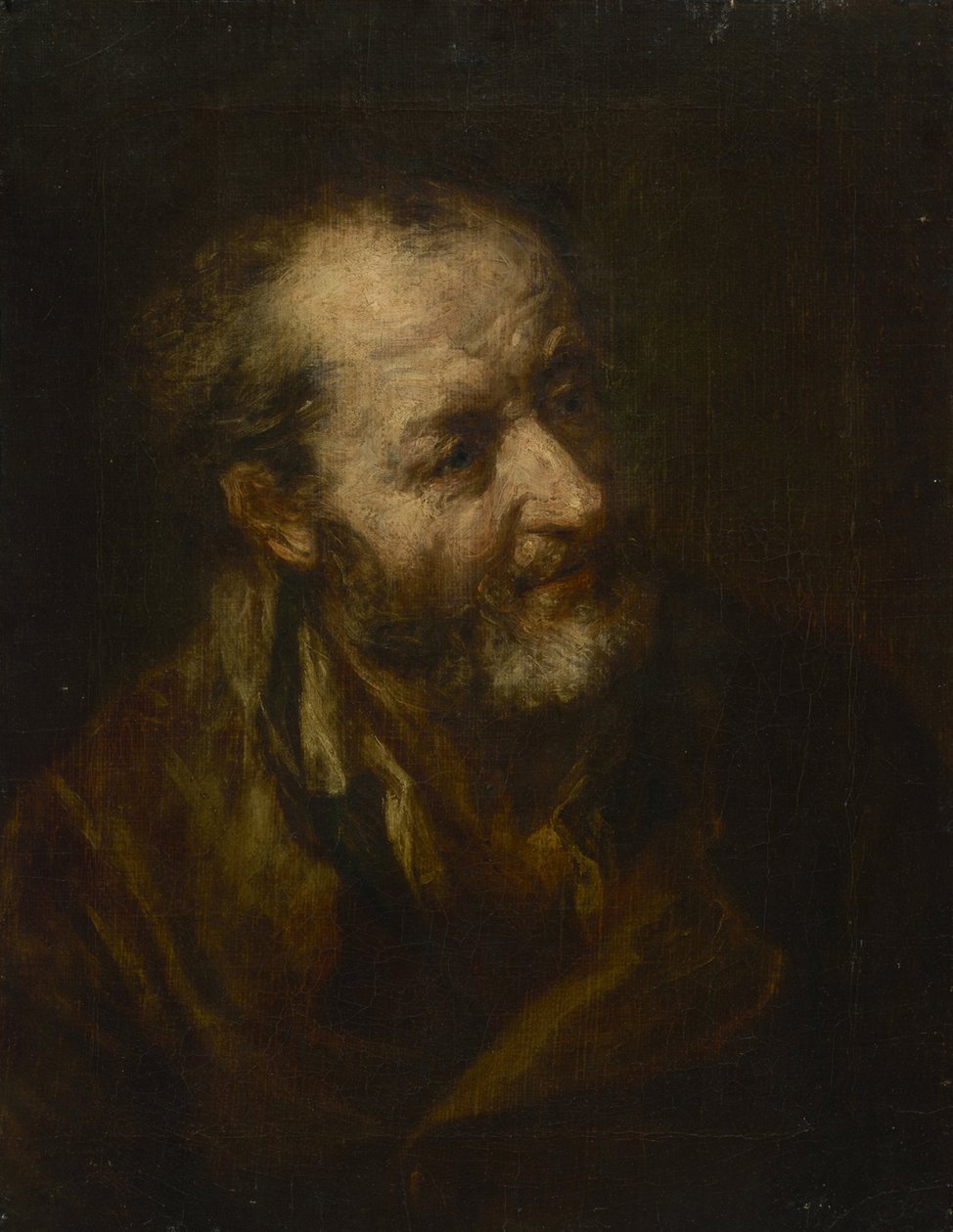 Porträtt av en gammal man av Johann Georg von Edlinger