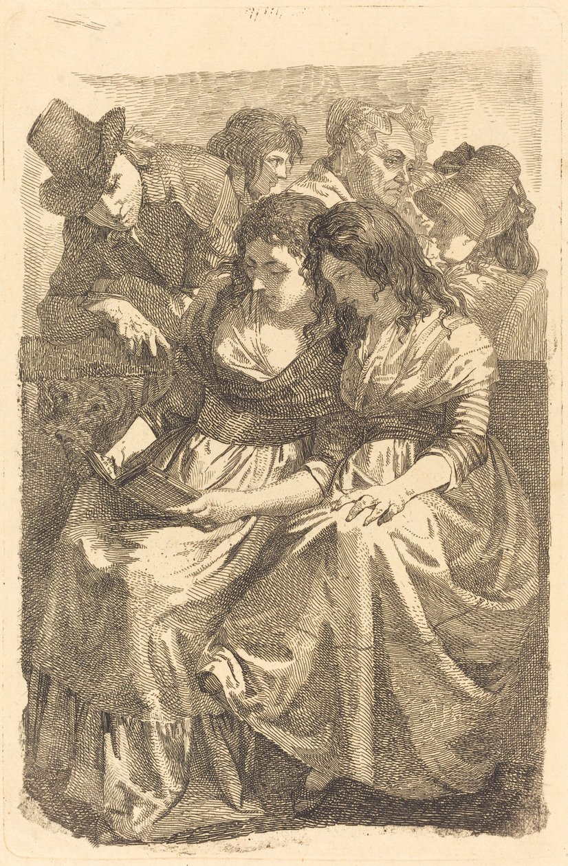 Schadow och hans familj av Johann Gottfried Schadow