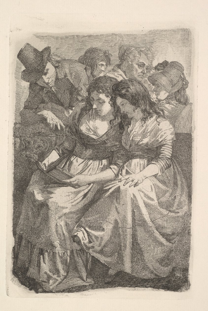 Schadow och hans familj, 1925. av Johann Gottfried Schadow