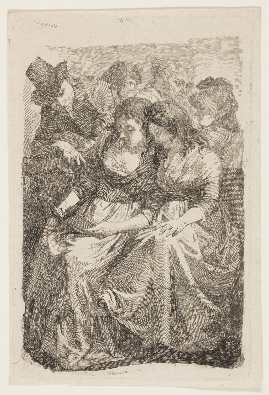 Konstnären och hans familj av Johann Gottfried Schadow
