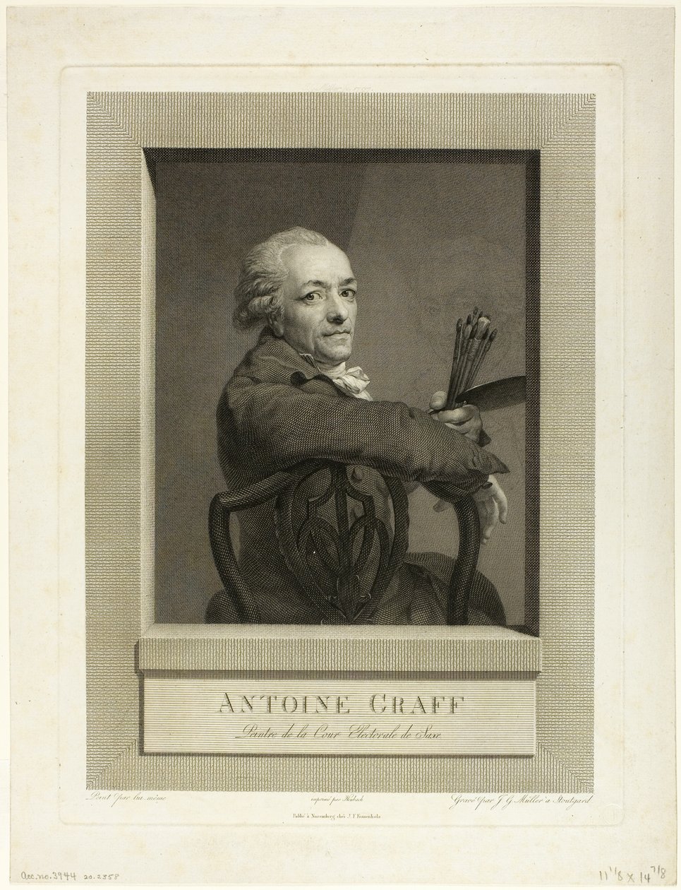 Anton Graff av Johann Gotthard von Muller