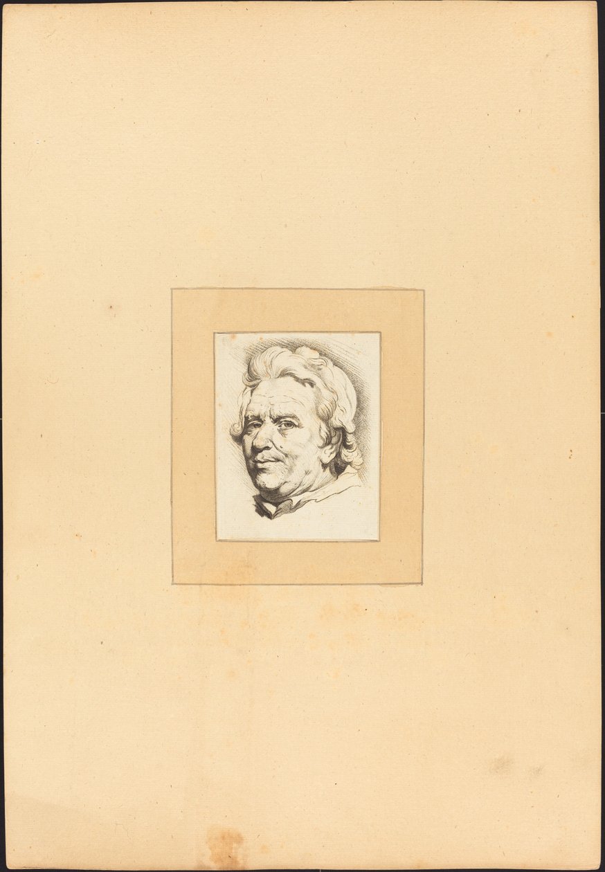 Chef för en man av Johann Gottlieb Prestel after Anton Joseph Prenner