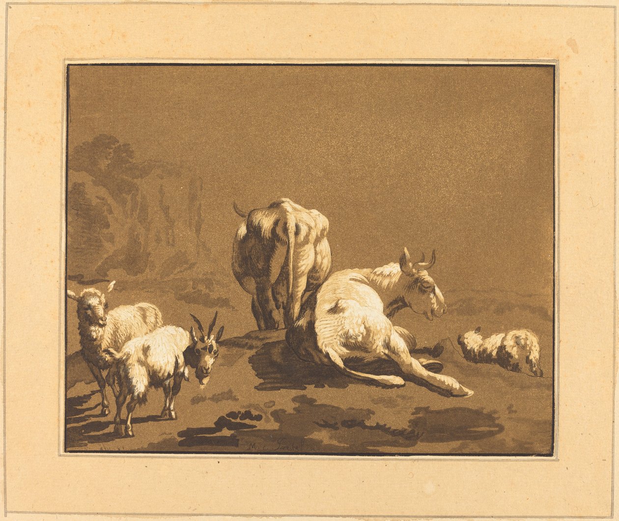 Kor av Johann Gottlieb Prestel after Joseph Wagner
