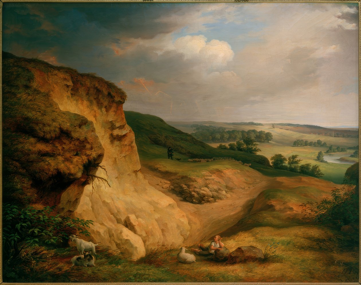 Muldenstein nära Jeßnitz av Johann Heinrich Beck