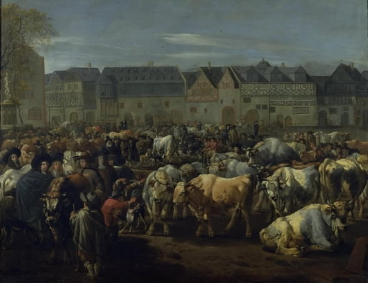 En boskapsmässa av Johann Heinrich Roos