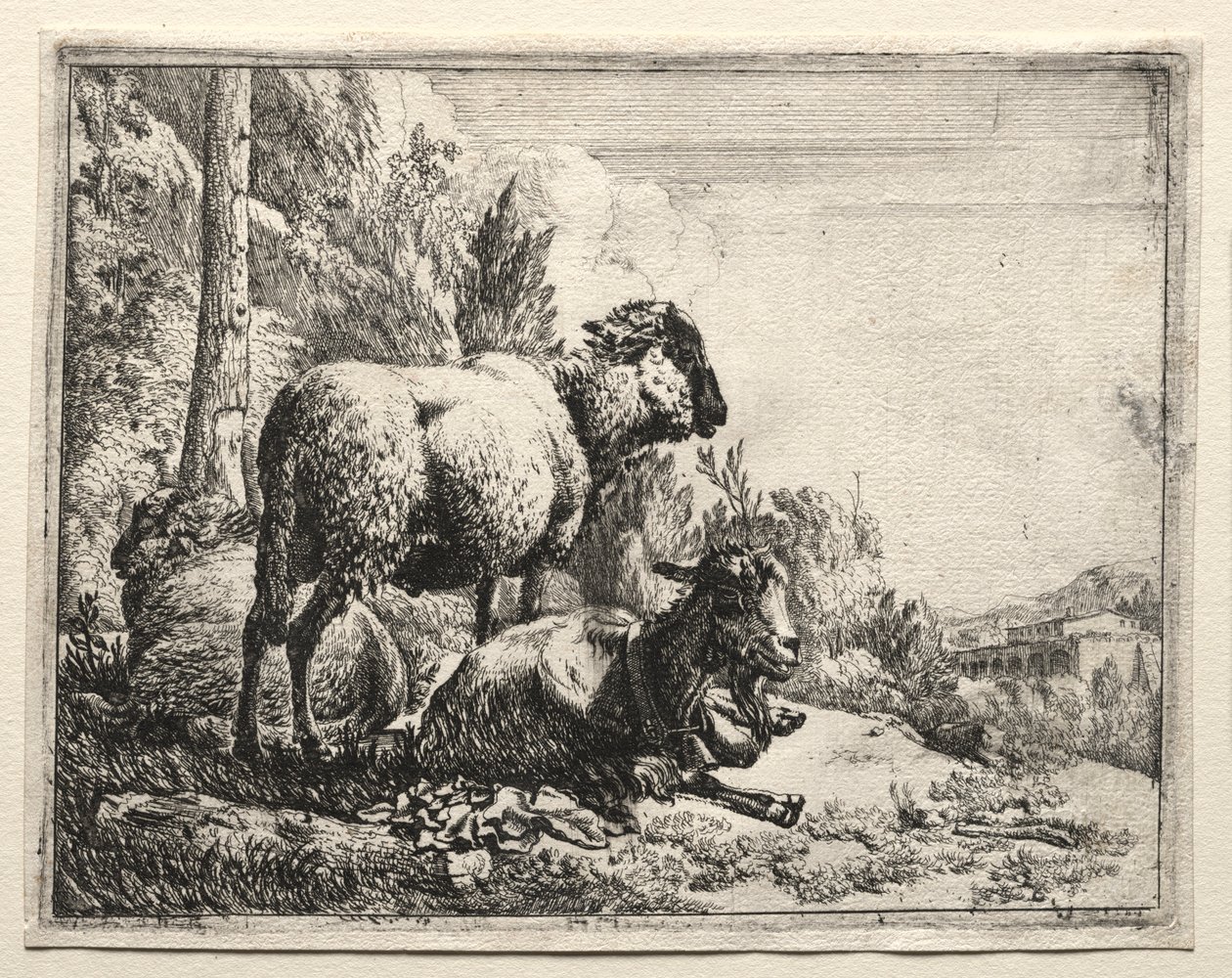 Get med klocka, 1665. av Johann Heinrich Roos