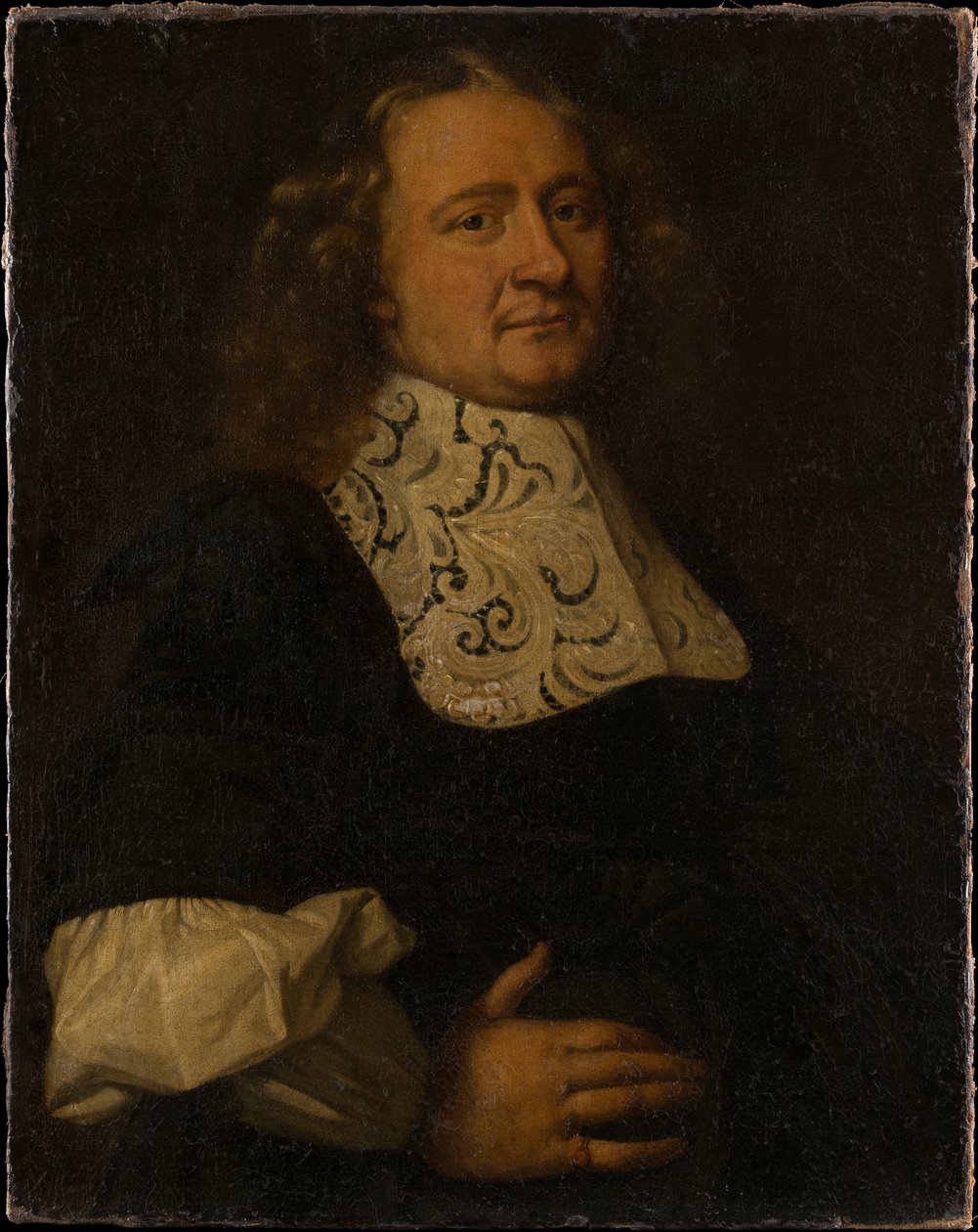 Porträtt av en man av Johann Heinrich Roos