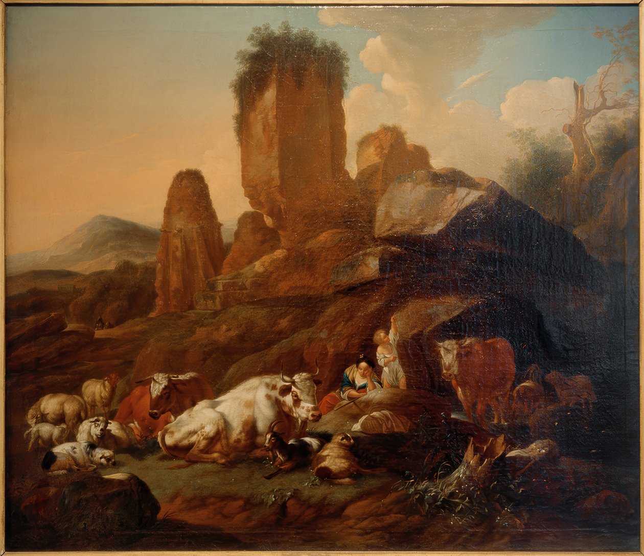 Vila herdinna och boskap av Johann Heinrich Roos