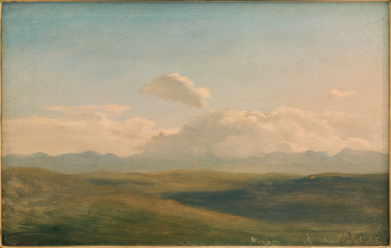 Italienskt bergslandskap av Johann Heinrich Schilbach
