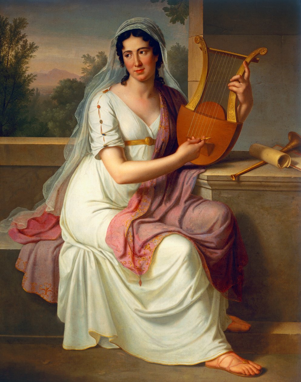 Isabella Colbran av Johann Heinrich Schmidt