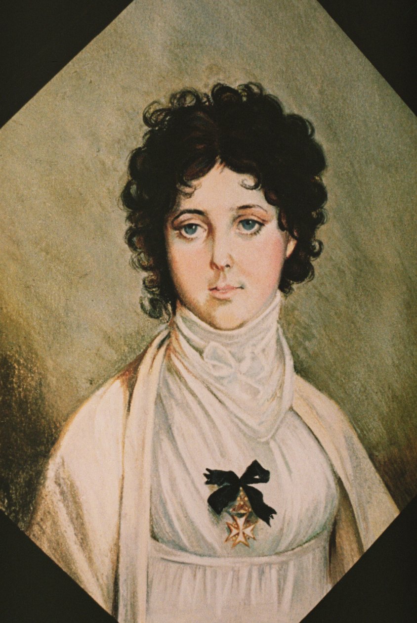 Lady Hamilton (ca 1765-1815) av Johann Heinrich Schmidt