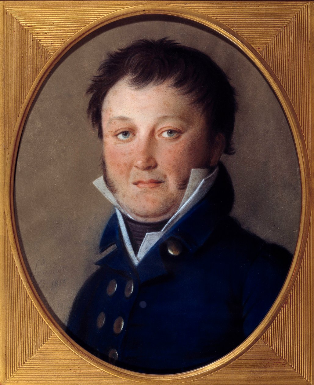 Porträtt av Constant Wairy dit Constant (1778-1845) kejsar Napoleons första betjänt fram till 1814 Pastellmålning av Johann Heinrich Schmidt (1749-1829) av Johann Heinrich Schmidt