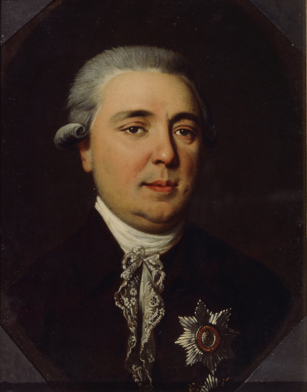 Porträtt av greve Alexander Romanovich Vorontsov 1741-1805 av Johann Heinrich Schmidt