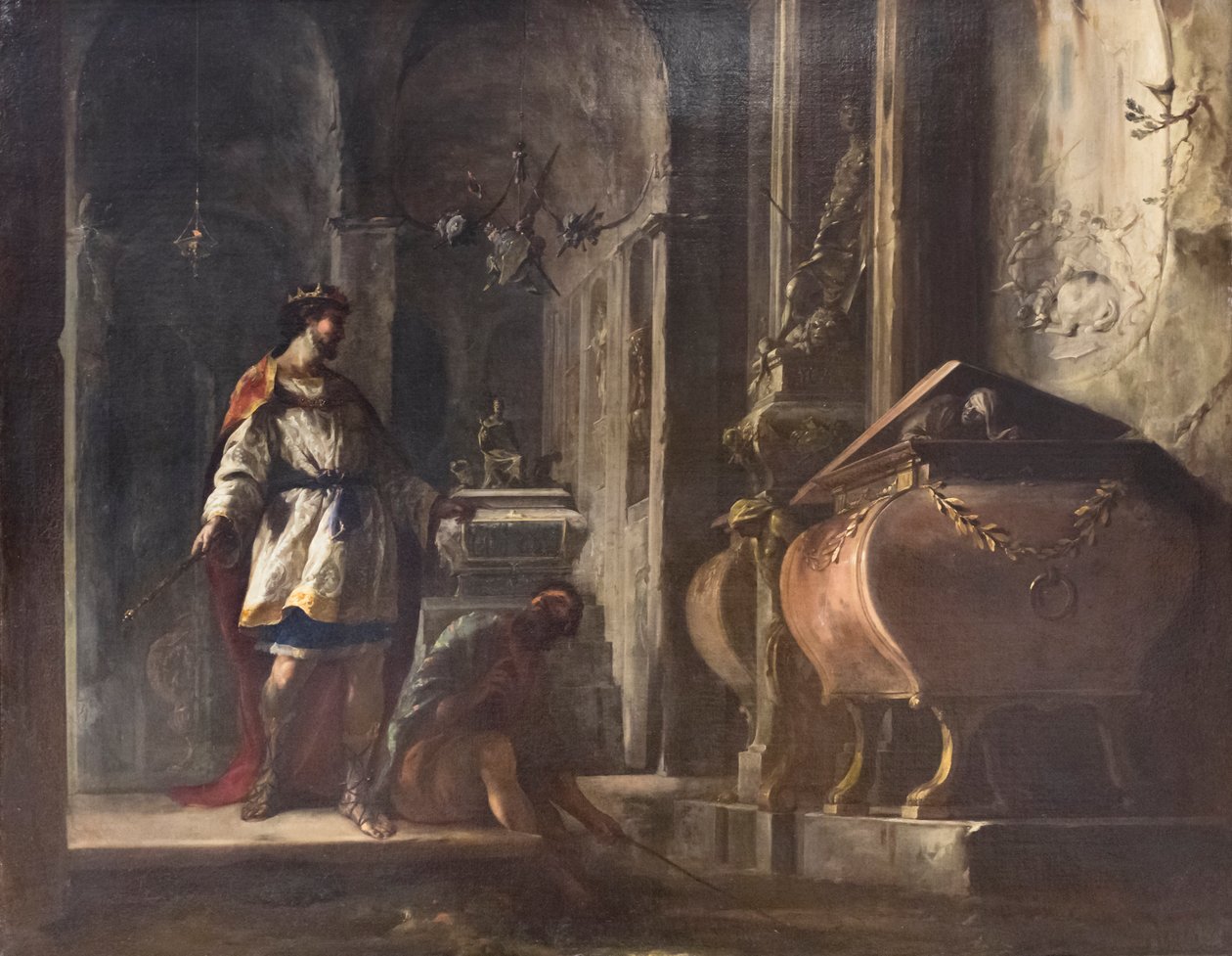 Saul och häxan från Endor av Johann Heinrich Schonfeldt
