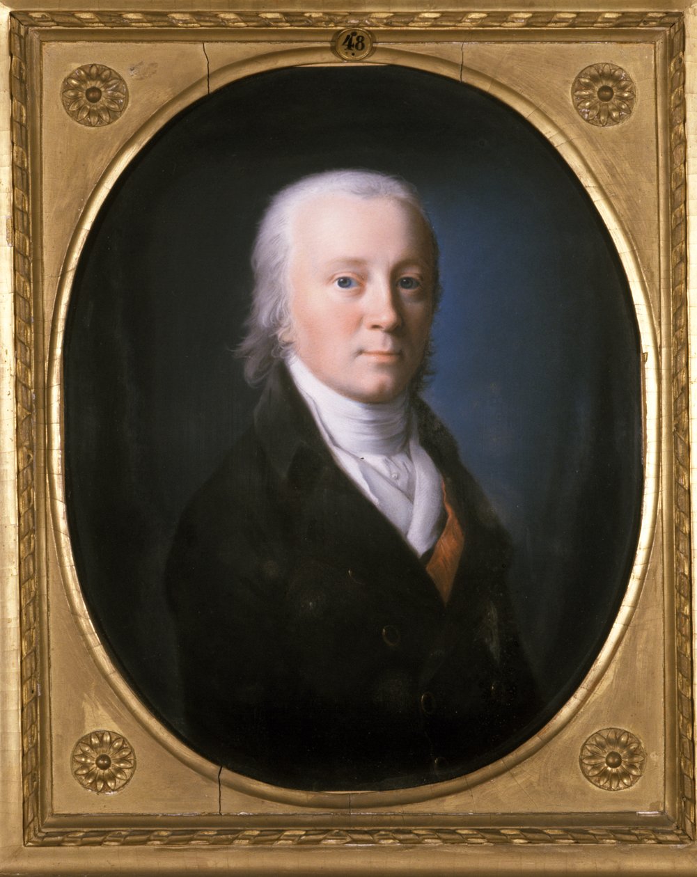 Porträtt av en man, 1800 av Johann Heinrich Schroder