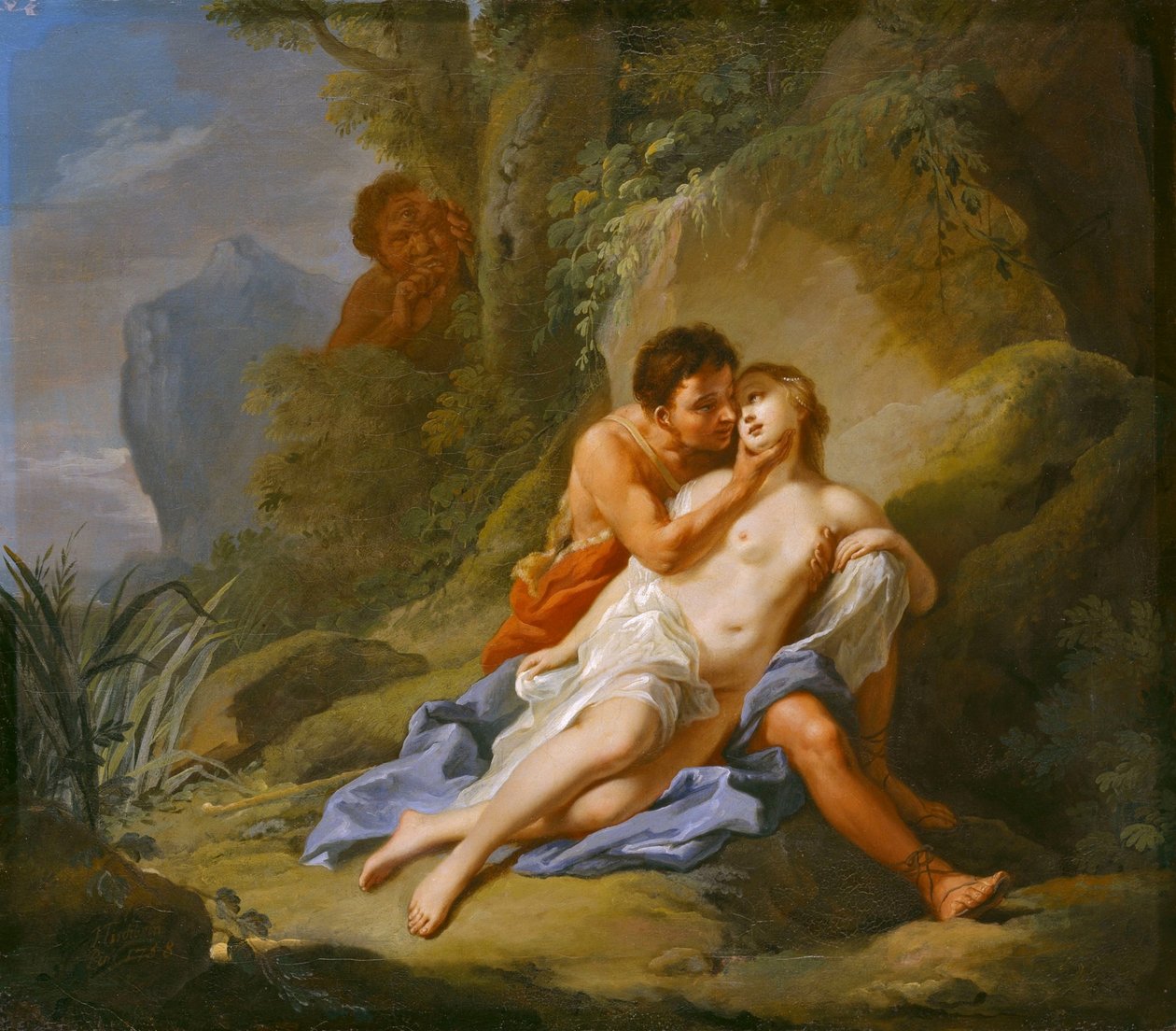 Acis och Galatea av Johann Heinrich Tischbein