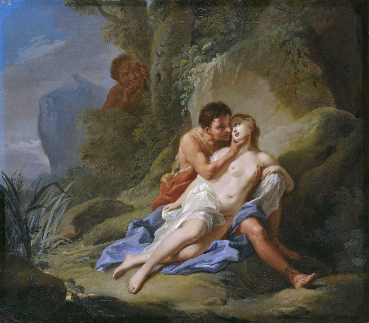 Acis och Galatea av Johann Heinrich Tischbein