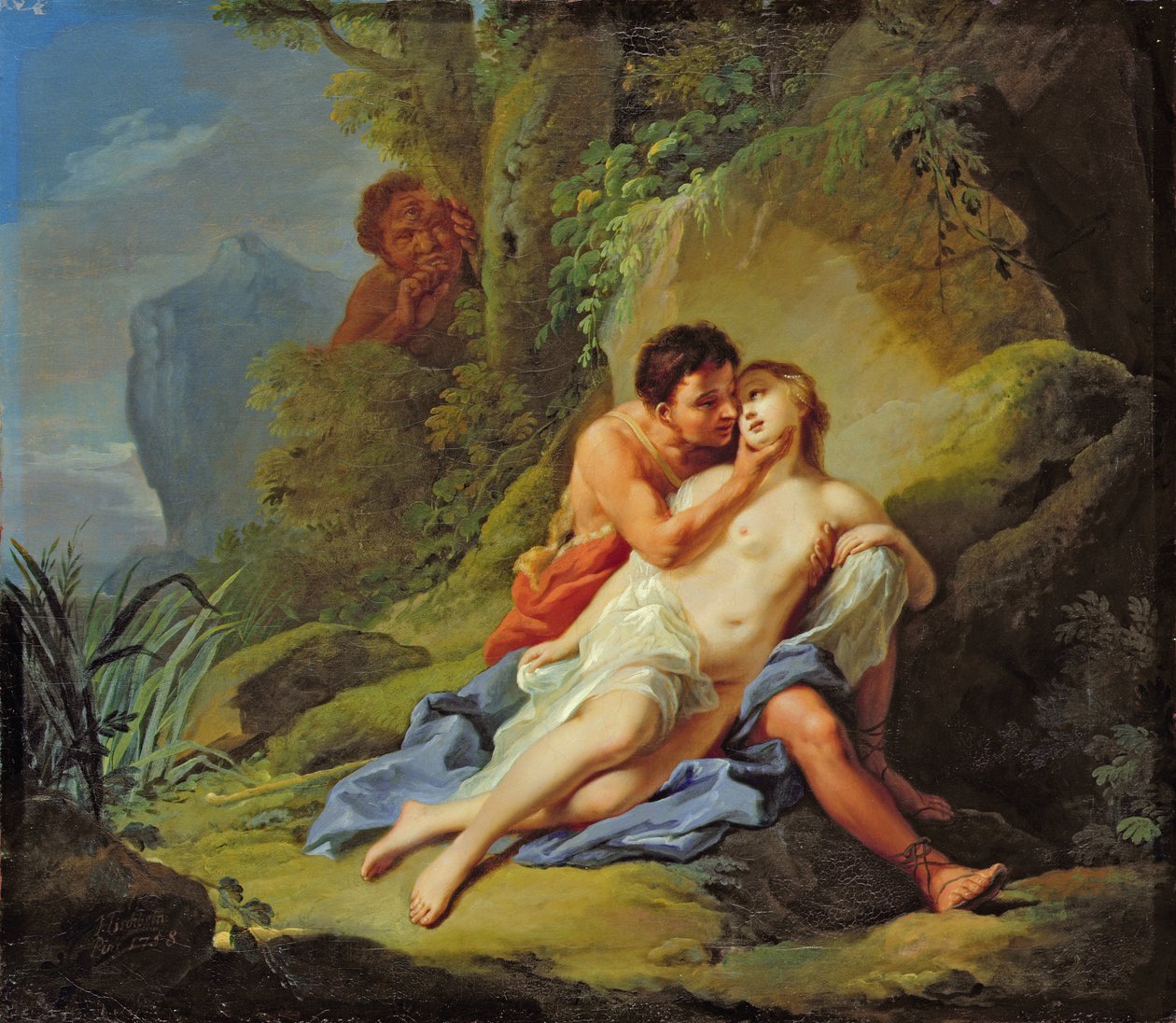 Acis och Galatea, 1758 av Johann Heinrich Tischbein