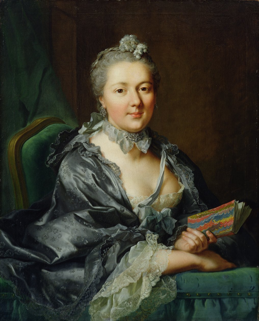 The Artists Second Wife, Julie Marianne Pernette, född Robert, 1762 av Johann Heinrich Tischbein