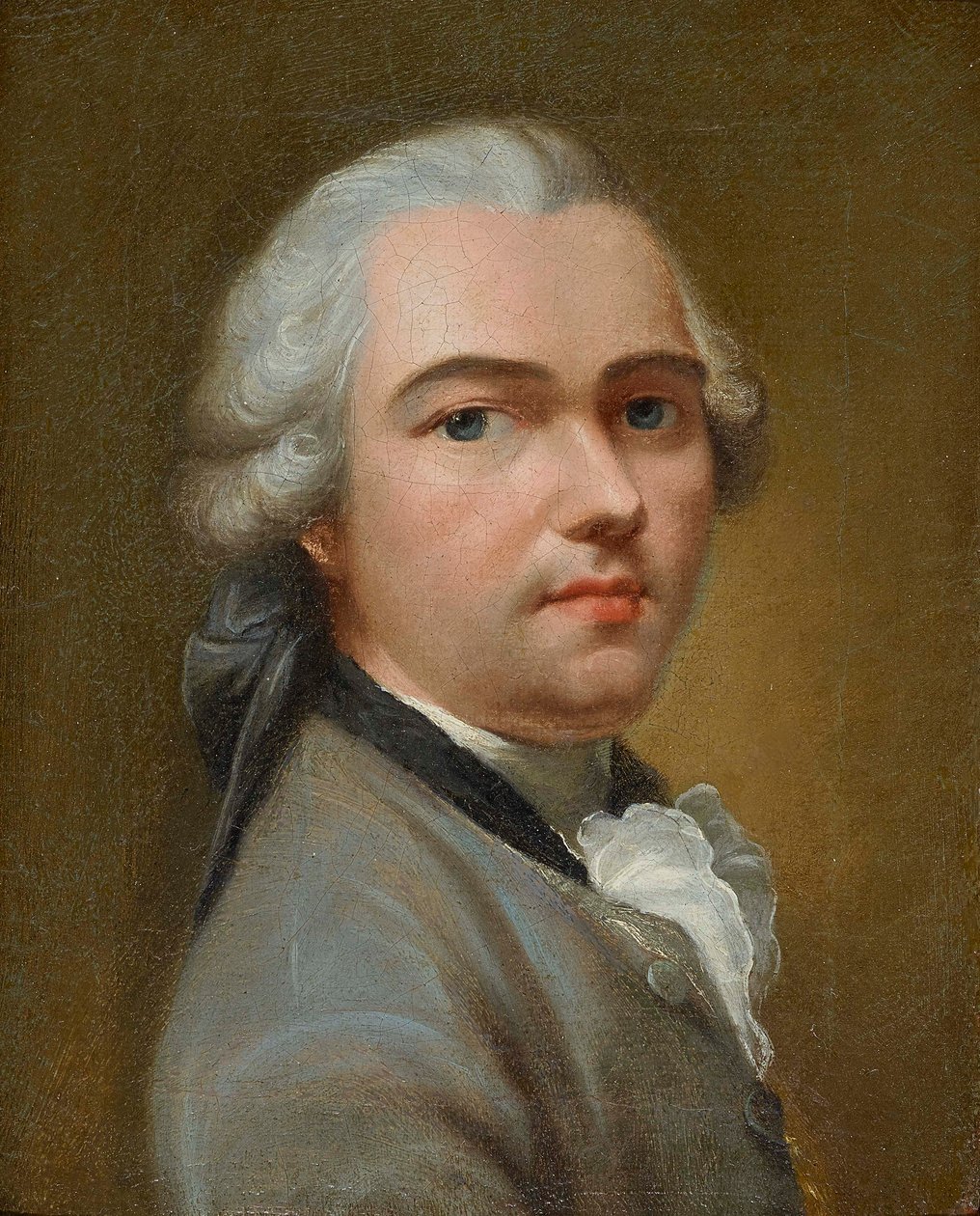 Självporträtt, mitten av 1700-talet.. av Johann Heinrich Tischbein