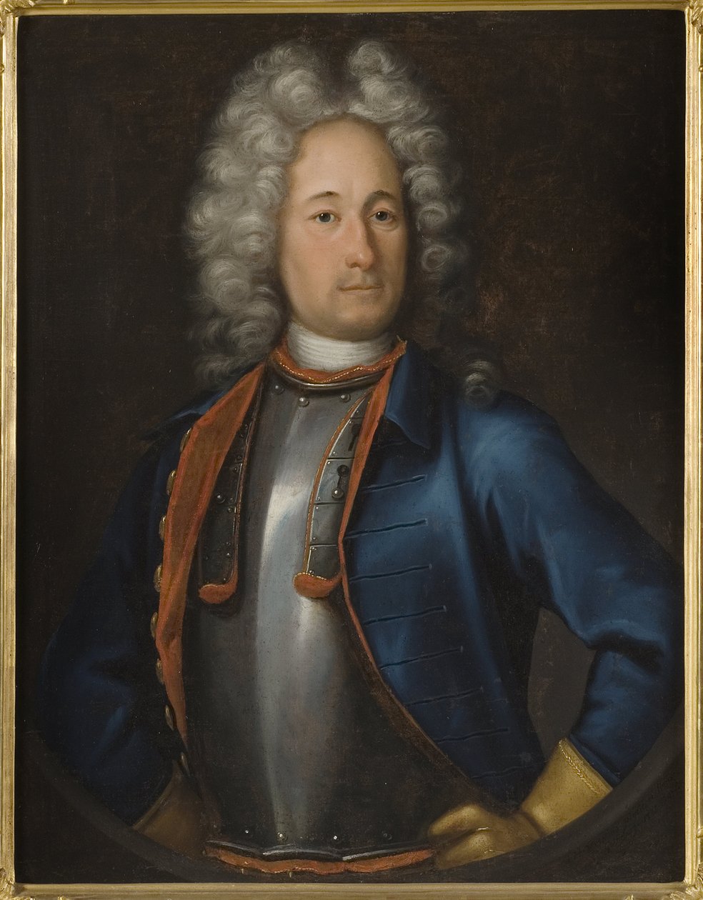Porträtt av amiralen Olof Stromstierna (1664-1730), av Wedekind, Johann-Heinrich (1674-1736). Olja på duk av Johann Heinrich Wedekind