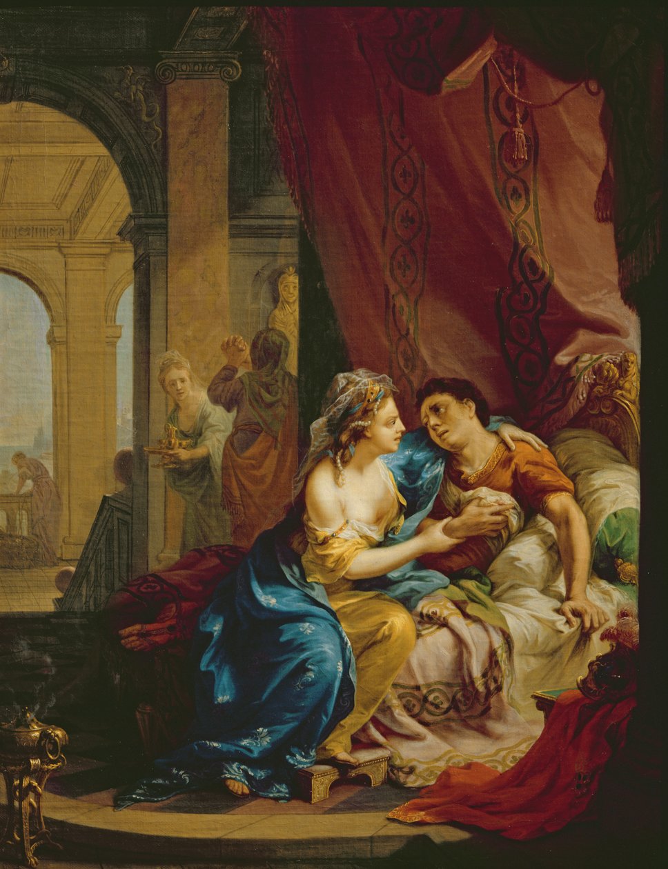 Antonius och Kleopatra, 1774 av Johann Heinrich Wilhelm Tischbein