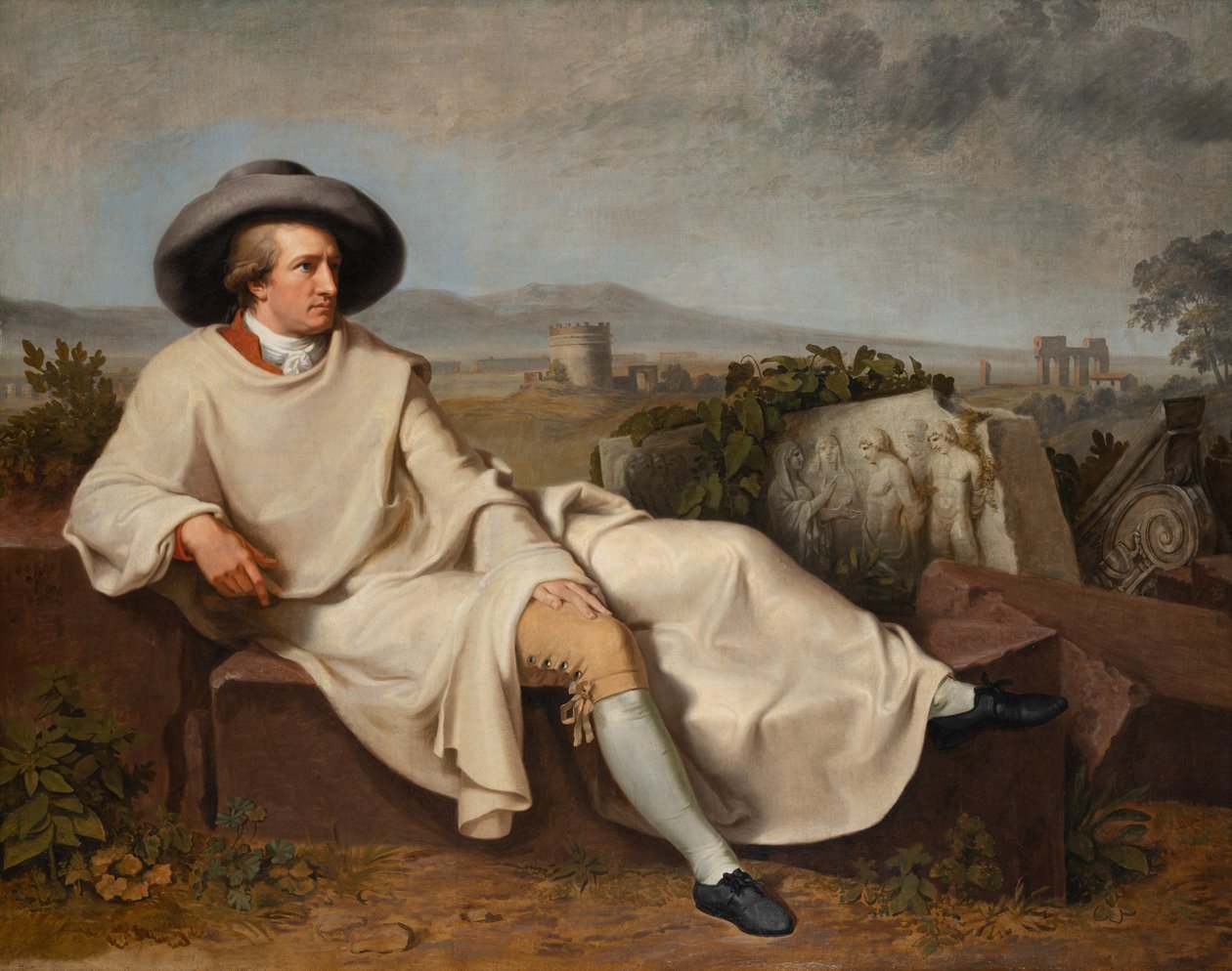 Goethe i den romerska Campagna av Johann Heinrich Wilhelm Tischbein