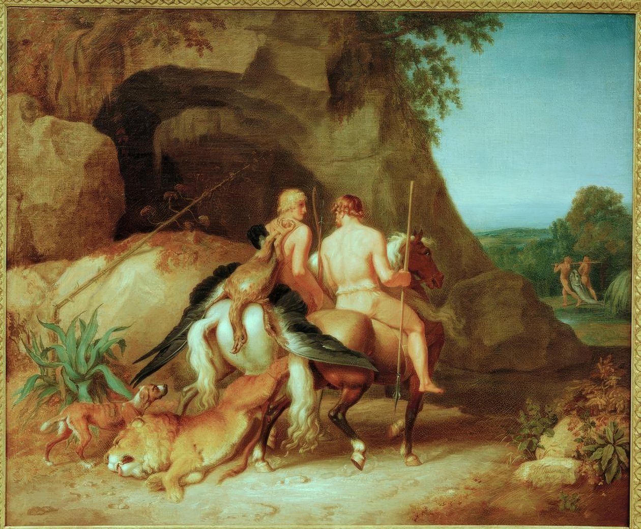 Kastor och Pollux - Mannens styrka av Johann Heinrich Wilhelm Tischbein