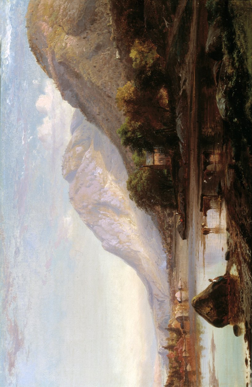 Hudsonfloden vid Cold Spring, 1861. av Johann Hermann Carmiencke