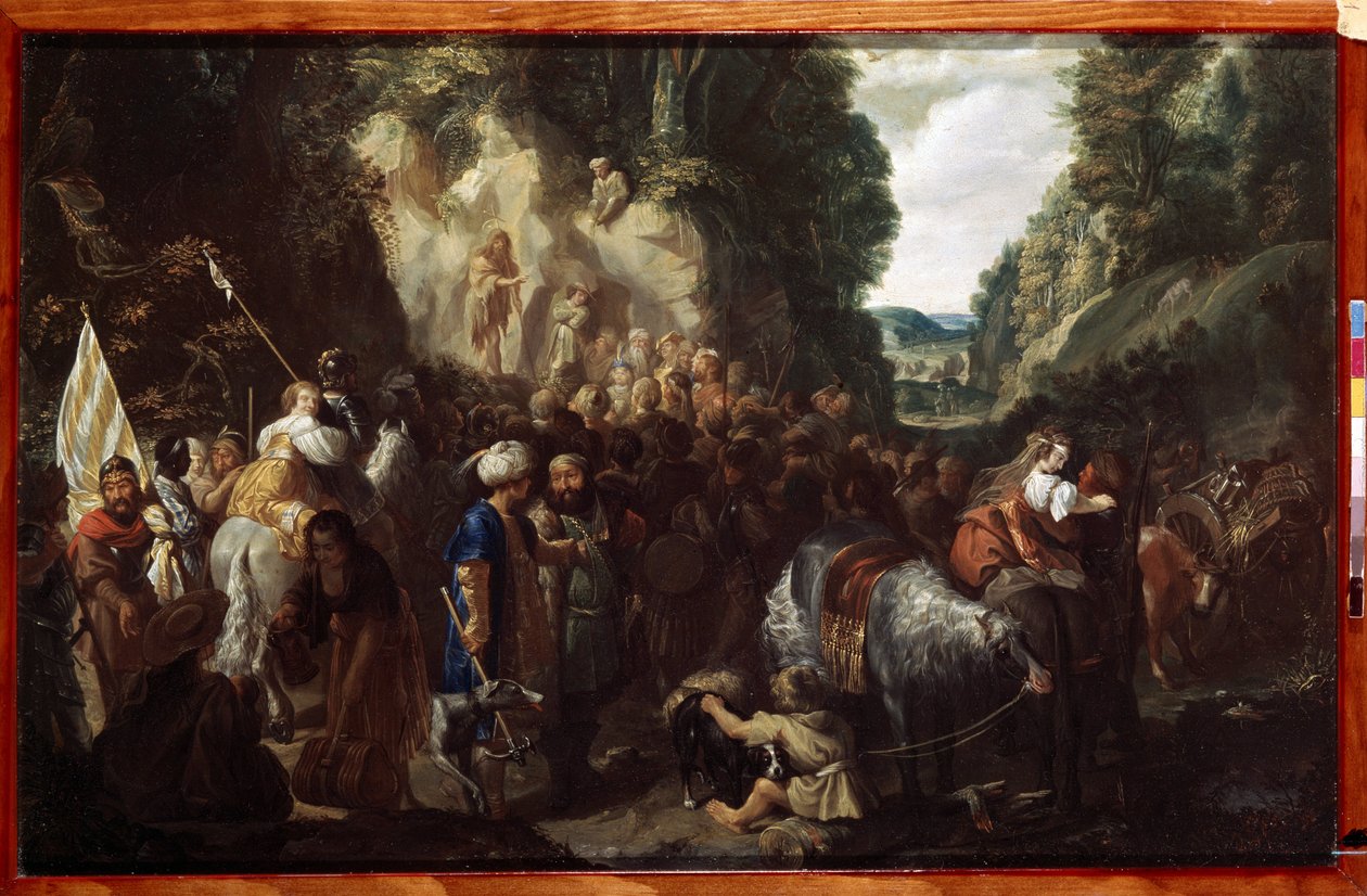""La preaching de saint Jean Baptiste"" (Saint John The Baptist Preaching) Målning av Johann Hulsman (1600-talet) 1635 Eremitagemuseet, Sankt Petersburg av Johann Hulsman