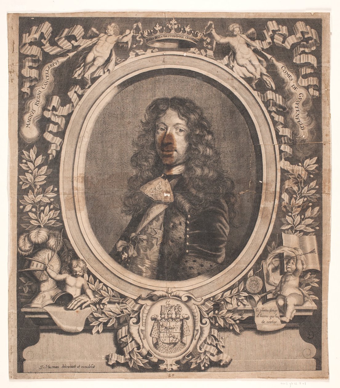 Griffenfeld som kansler av Johann Husman