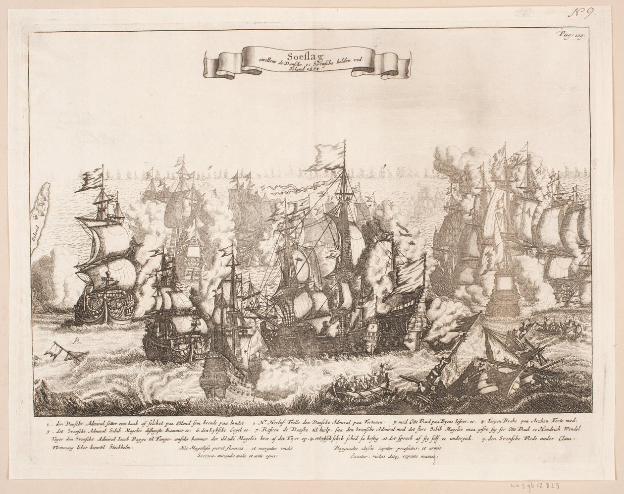 Slaget vid Øland, 1564 av Johann Husman