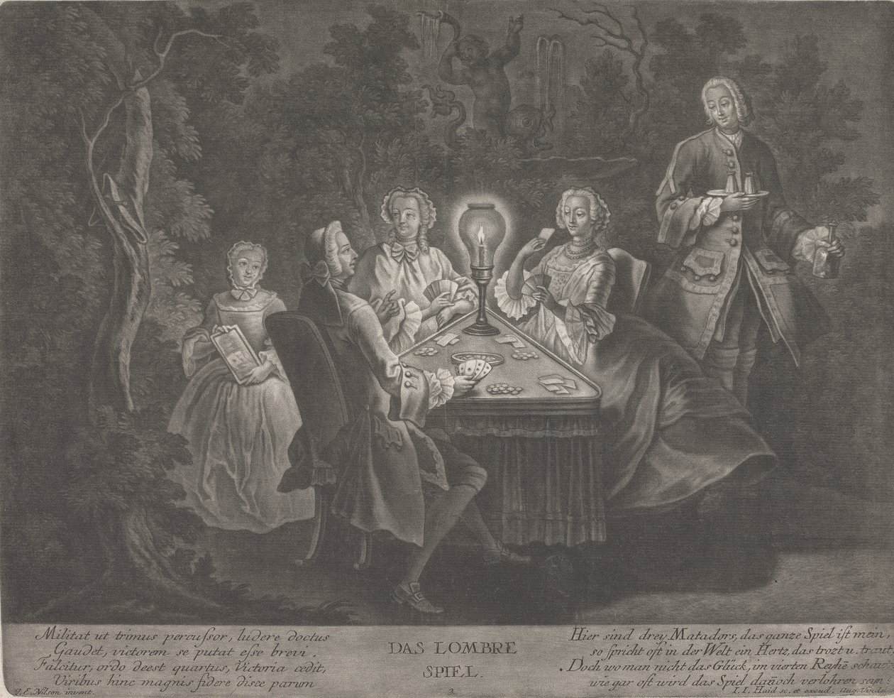 Lombrespelet av Johann Jacobus Haid