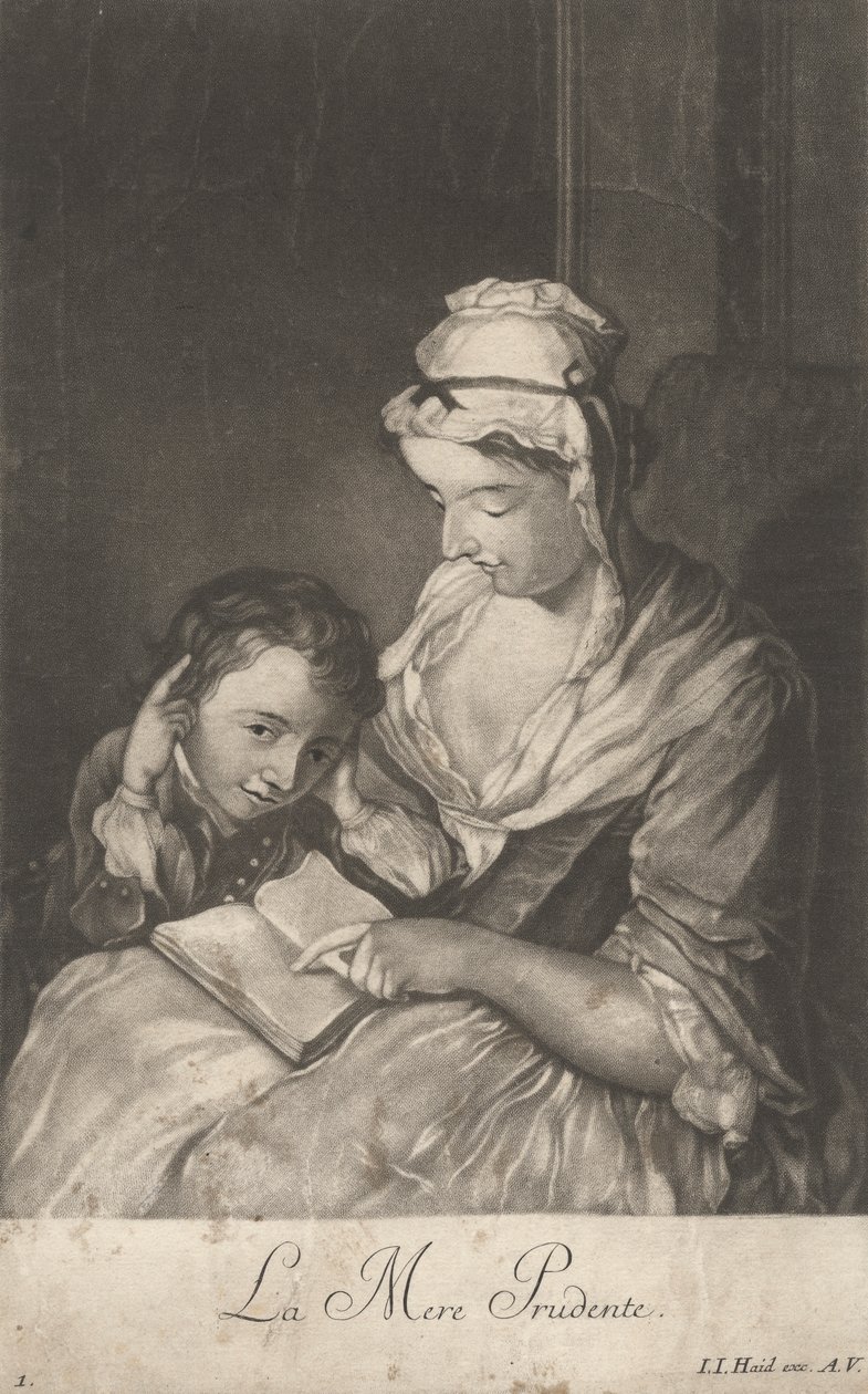 Den försiktiga mamman av Johann Jacobus Haid