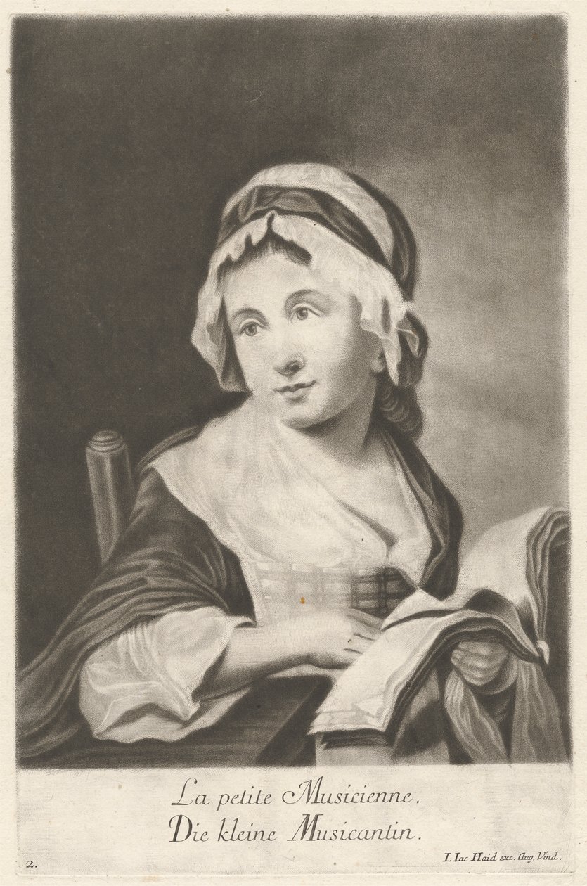 Den lilla musikern av Johann Jacobus Haid