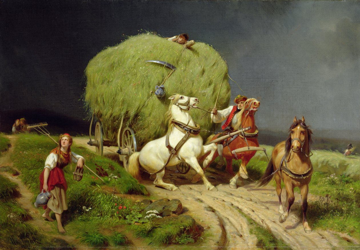 Hövagnen, 1874 av Johann Jakob Eduard Handwerk