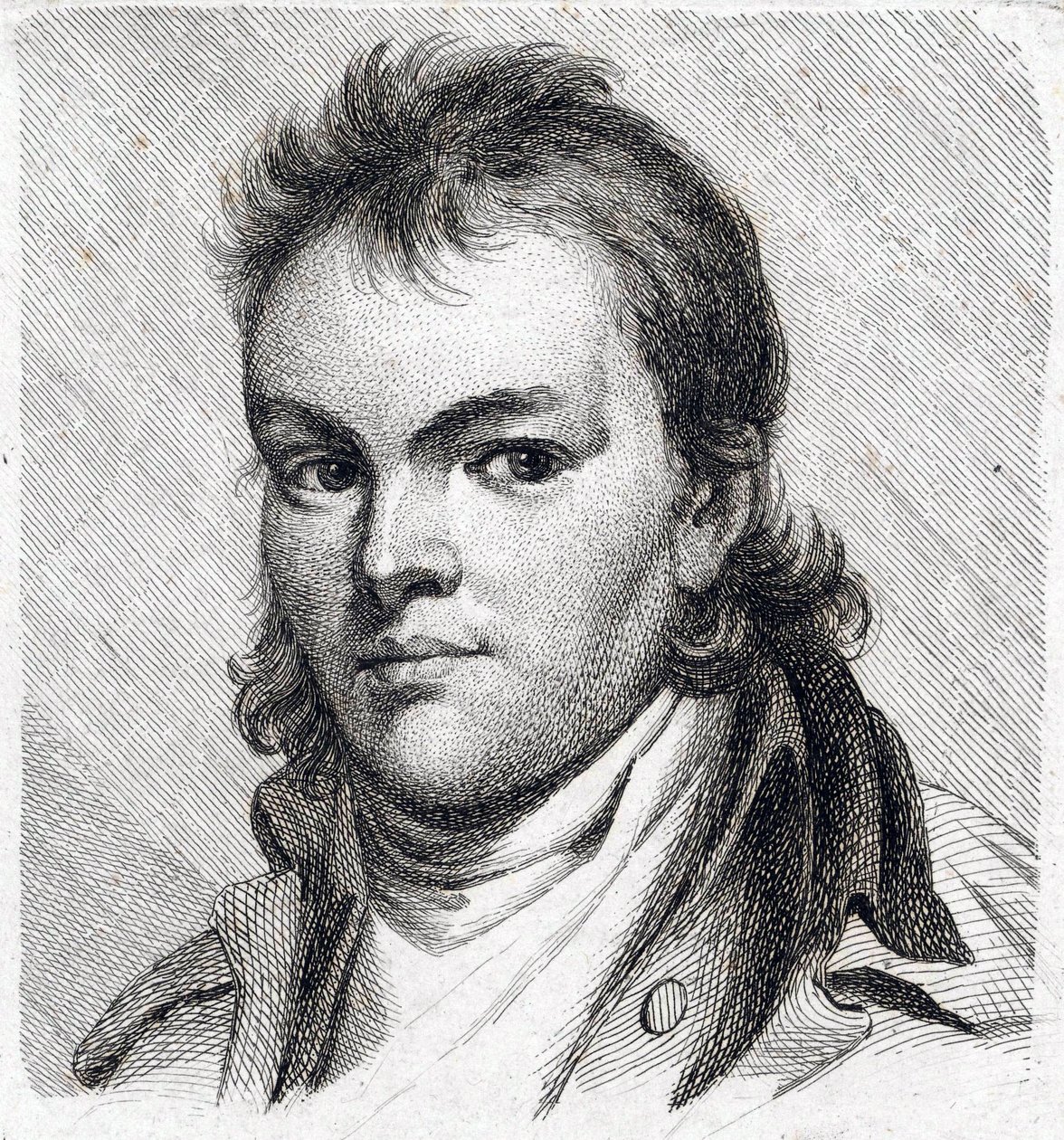 Självporträtt av Johann Jakob Laurenz Billwiller