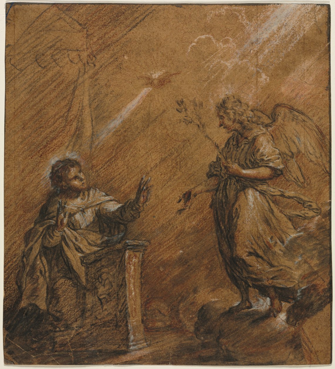 Bebådelsen av Johann Jakob von Sandrart