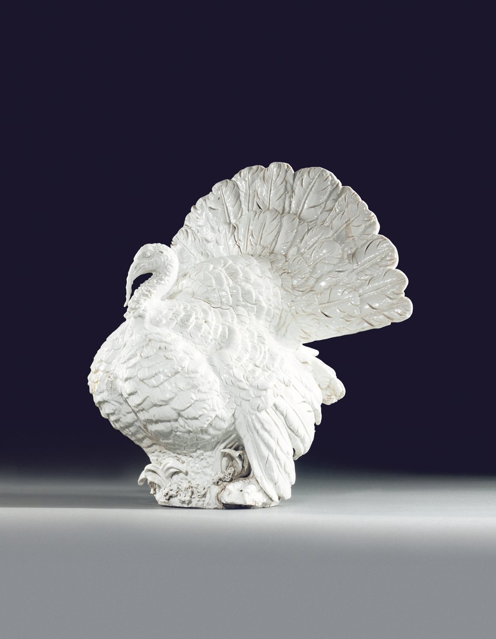 Meissen modell av en kalkonhane, ca 1733 (keramik) av Johann Joachim (after) Kändler