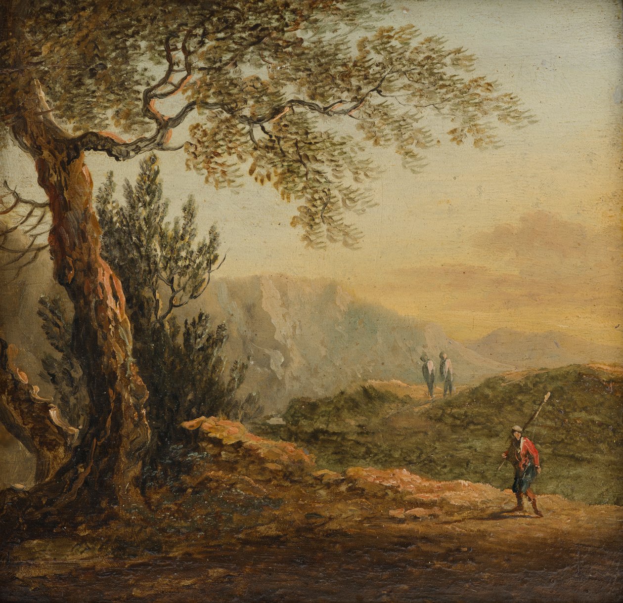 bergslandskap av Johann Josef Schindler