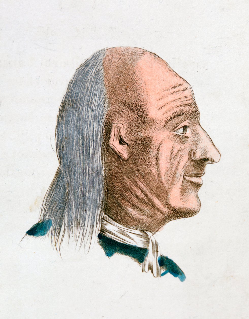 En gemytlig och snäll persons ansiktsegenskaper, 1808 av Johann Kaspar Lavater